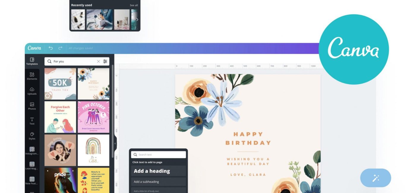 Canva voor het ontwerpen van uitnodigingen en eventmateriaal